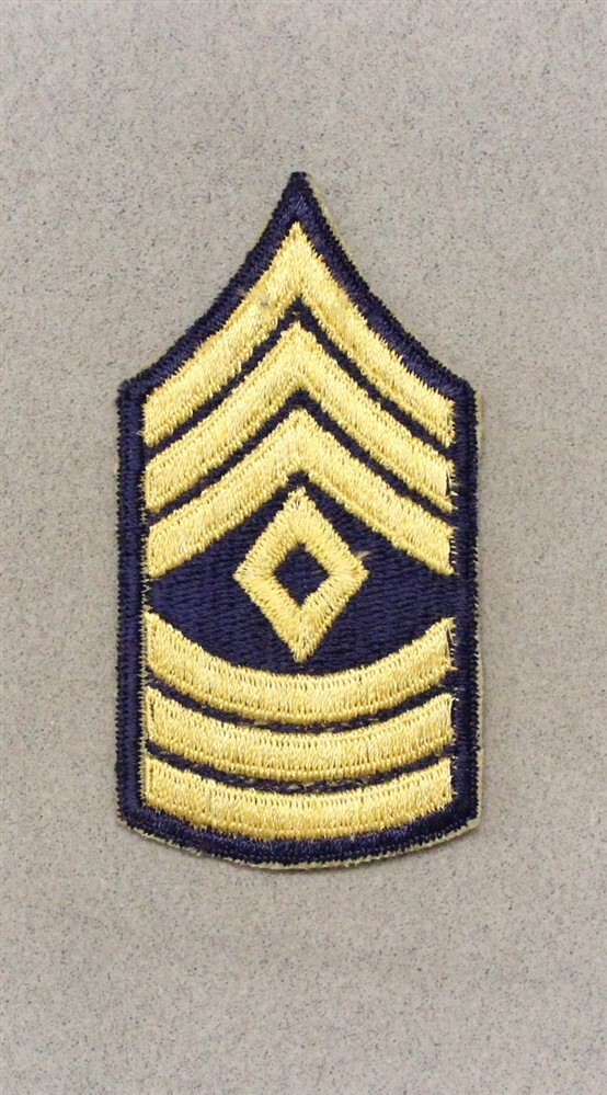 Army Chevron 1506: Non-Combat First Sergeant, 2" - c.1948-51 (single)