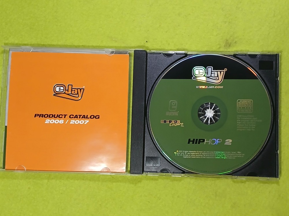 eJay Virtual Music Studio HipHop2 PC CD-ROM Windows 95b 98 XP OG Beat Maker eJay