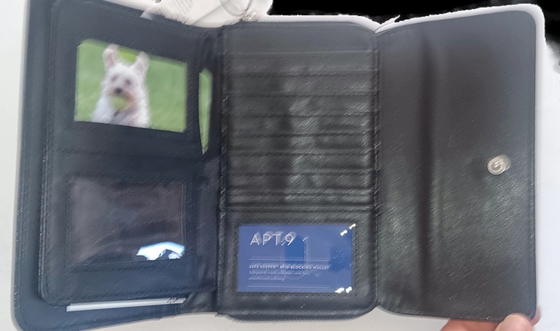 My Big Fat Premium Wallet,Black/ Silver Hardware, RFID Blocking