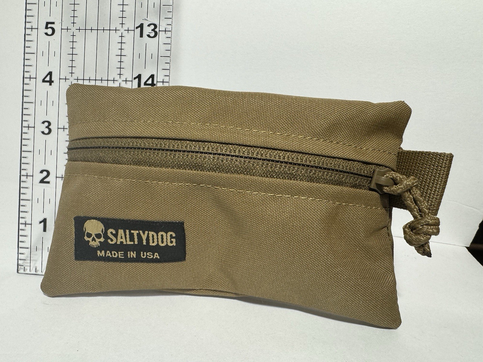 Saltydog USA Made 500D Cordura Zipper Utility Pouch 6x4 Tactical EDC