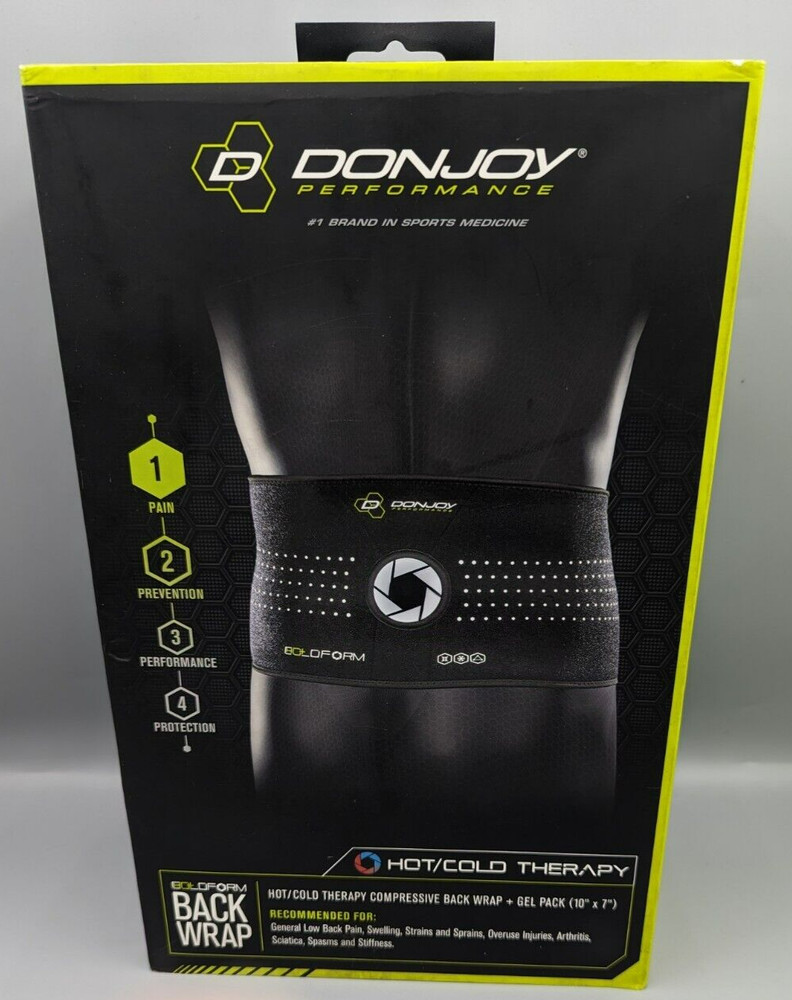 DonJoy Performance Hot/Cold Therapy Compressive Back Wrap Gel Pack S/M