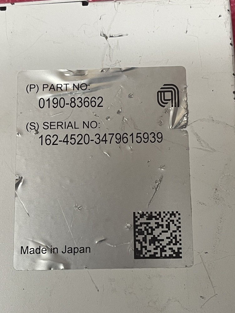 APPLIED MATERIALS MASS FLOW CONTROLLER 0190-83662 N2