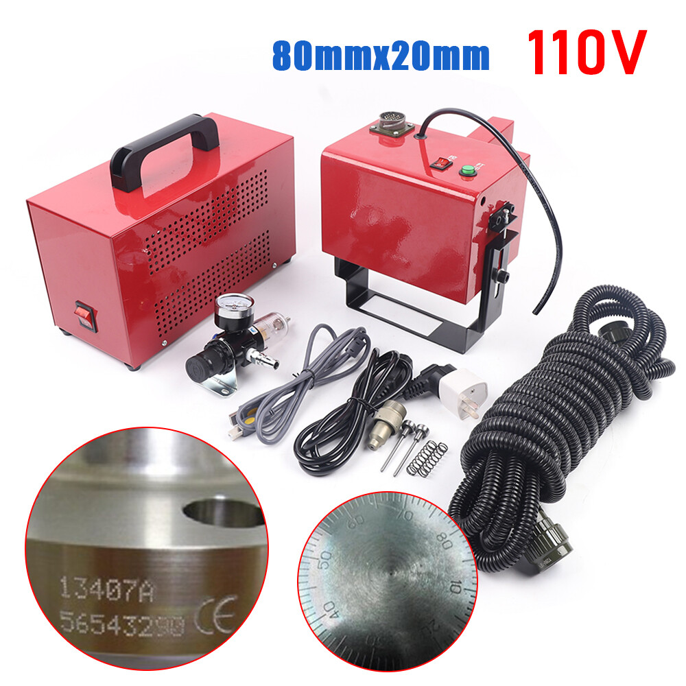 Pneumatic Dot Peen Marking Machine VIN Code Number Engraving Embossing Stamping