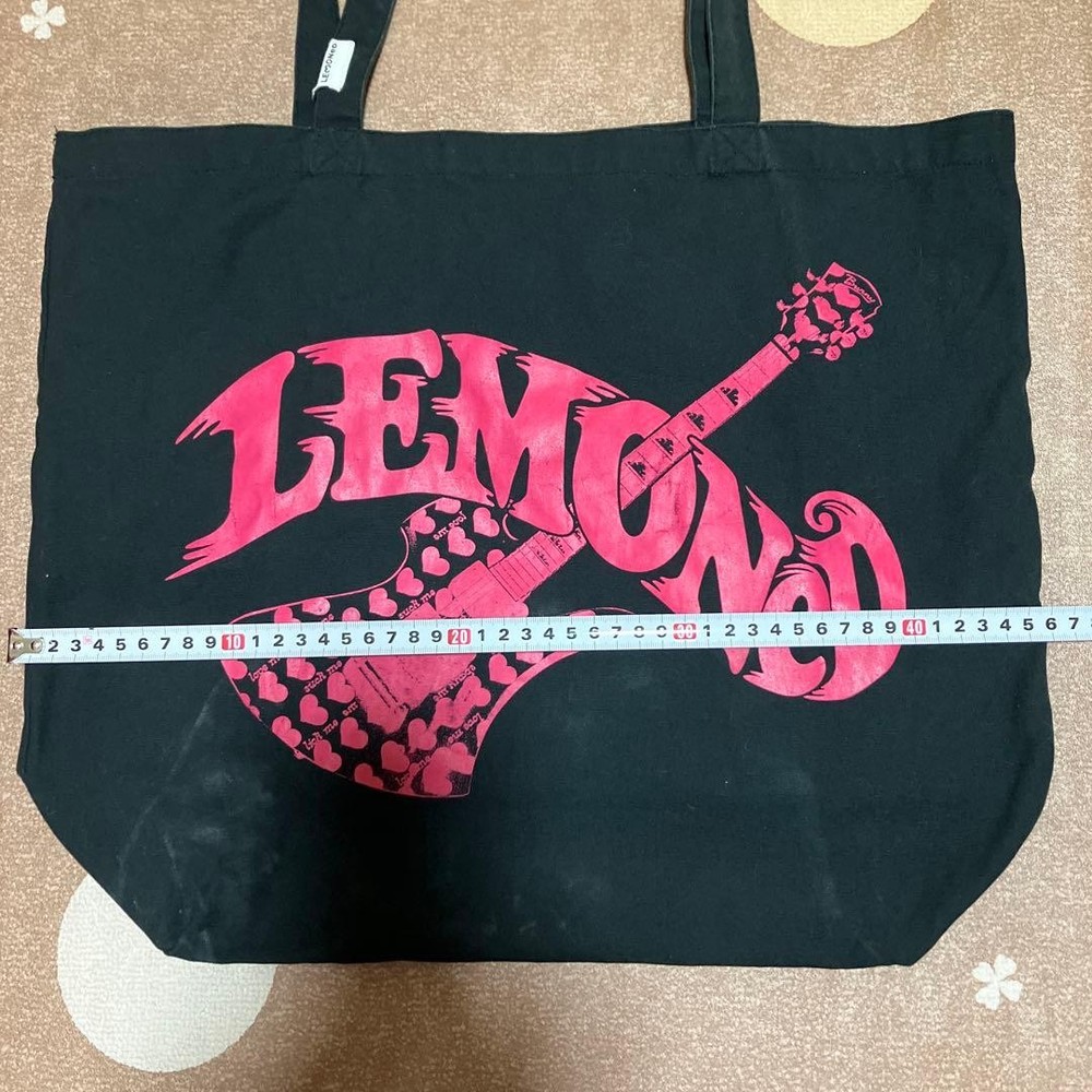 [Pink x Black] Lemonade tote bag hide