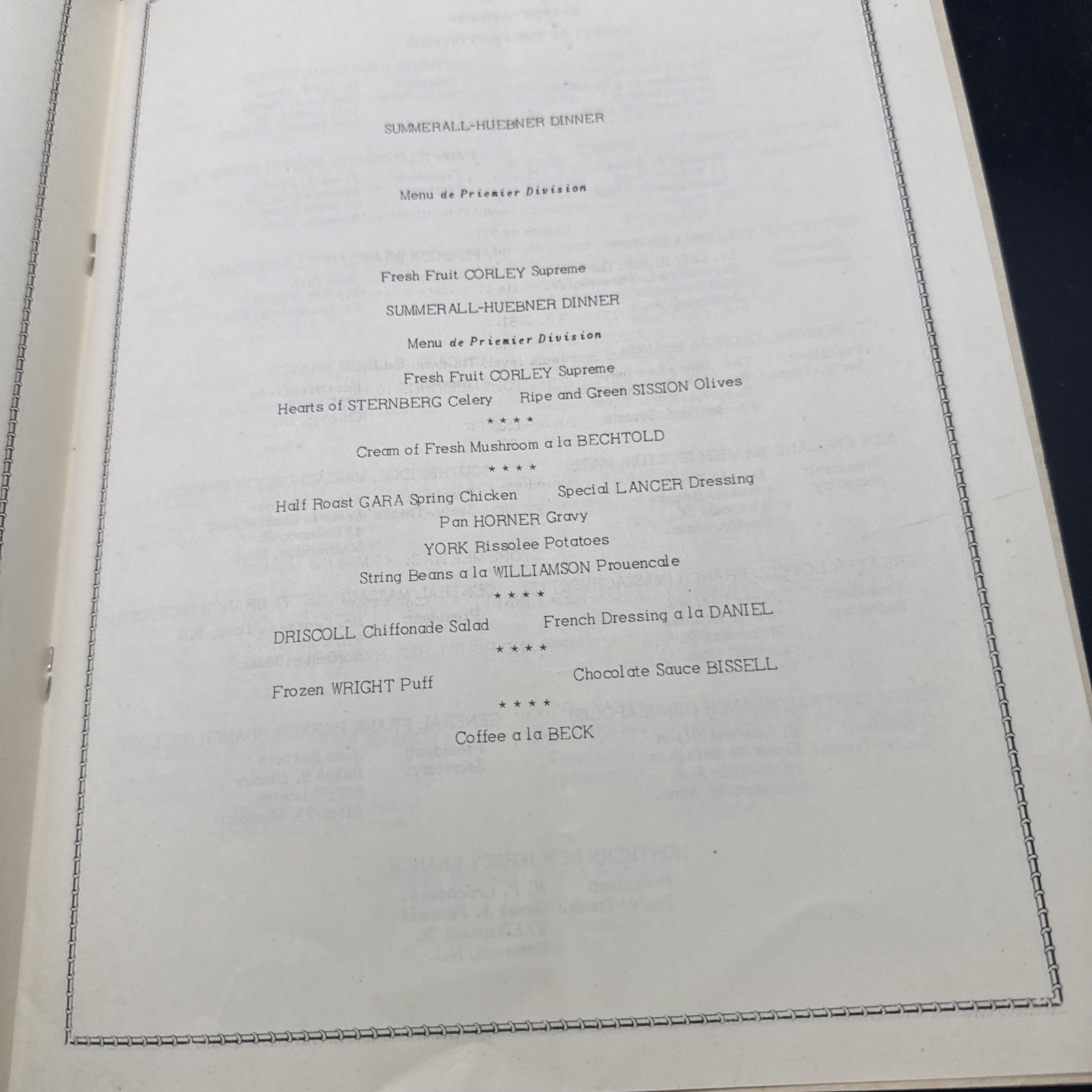 WWI AEF U.S. Army 1st Infantry Division Society 33rd Annual Reunion Big Red One