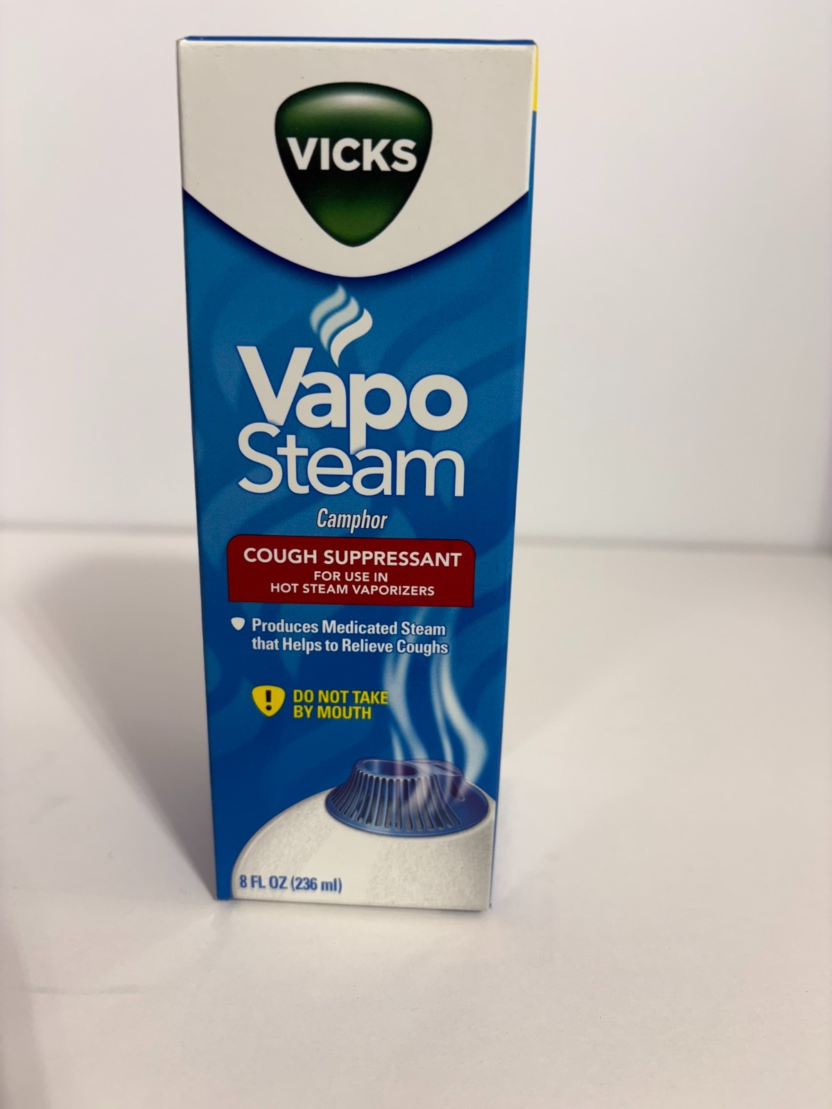 Vicks Vapo Steam for Hot Steam Humidifier Cough Suppressant 8oz