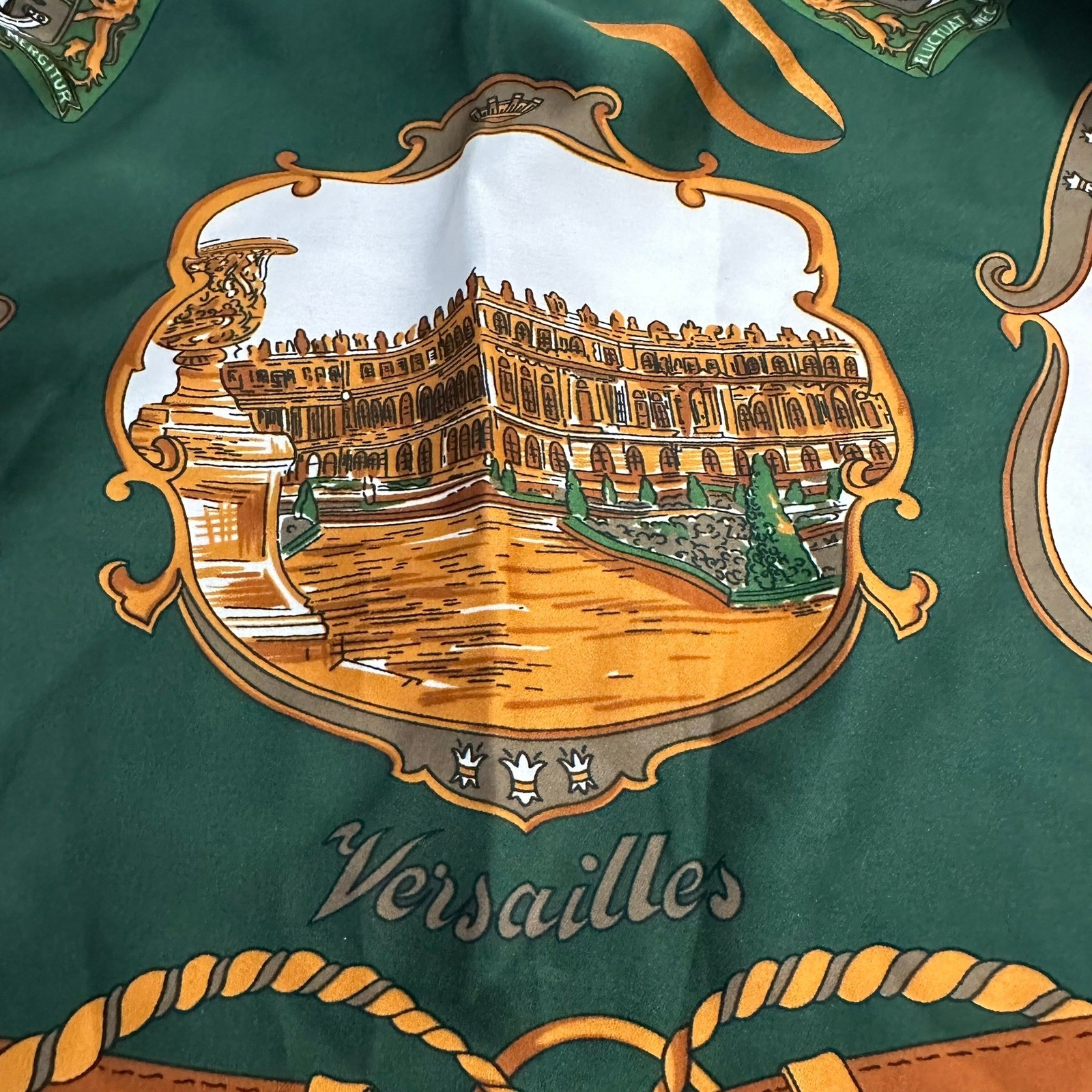 Womens Vintage Paris Scarf Souvenir De Paris Eiffel Tower Landmarks Parisian