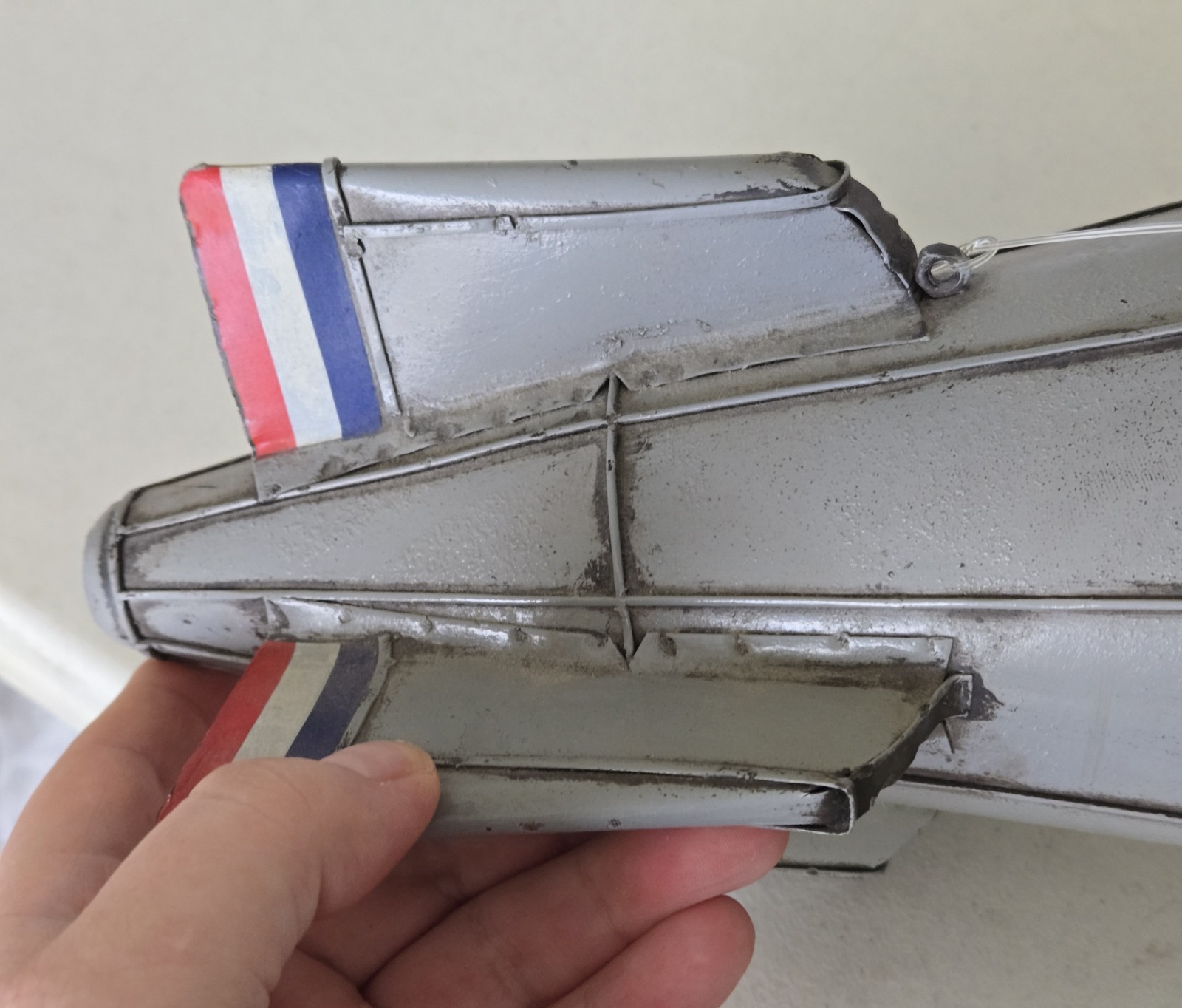 WWII 26" U.S. Navy L-2 Metal Model Hanging Blimp Airship Toy