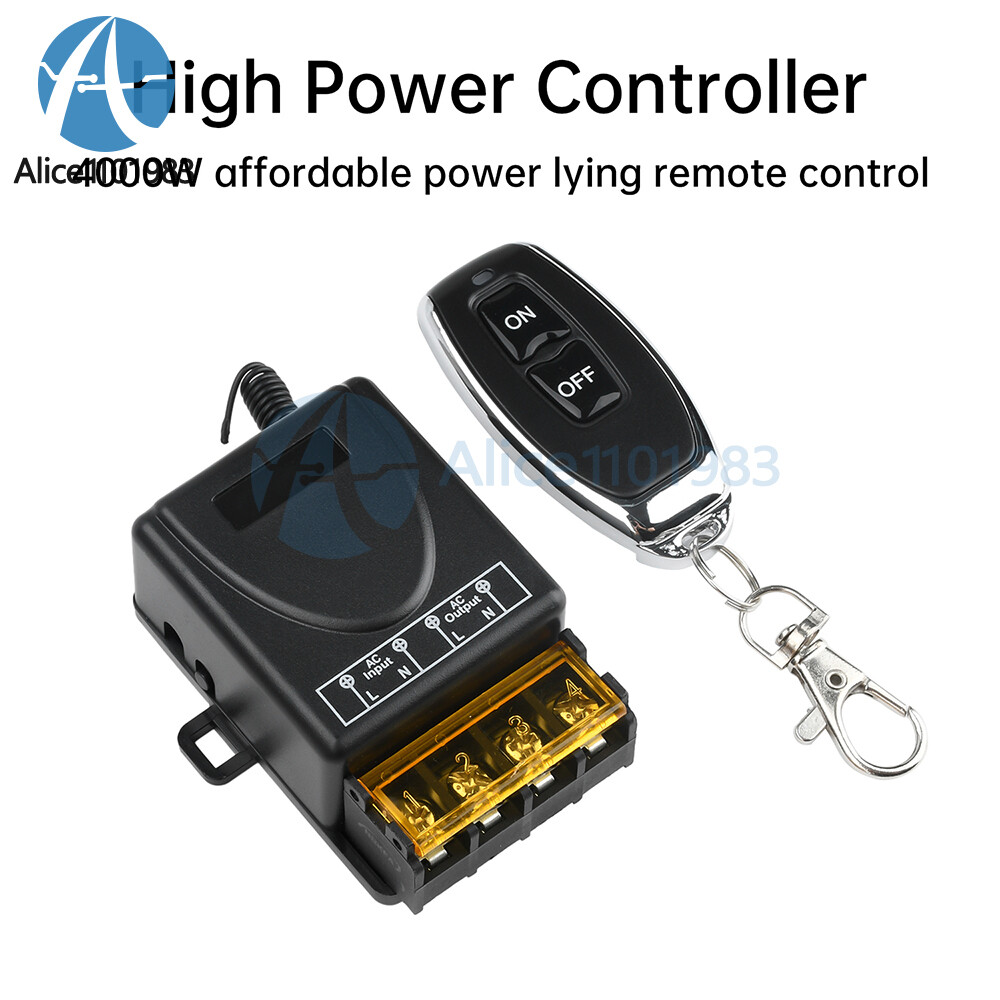 AC85-250V Wireless Remote Control Light Switch Transmitter For Water Pump Lamp