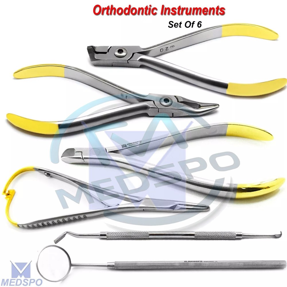 Orthodontic Basic Ligature Scaler Tissue Removal Braces Dental Instruments Set