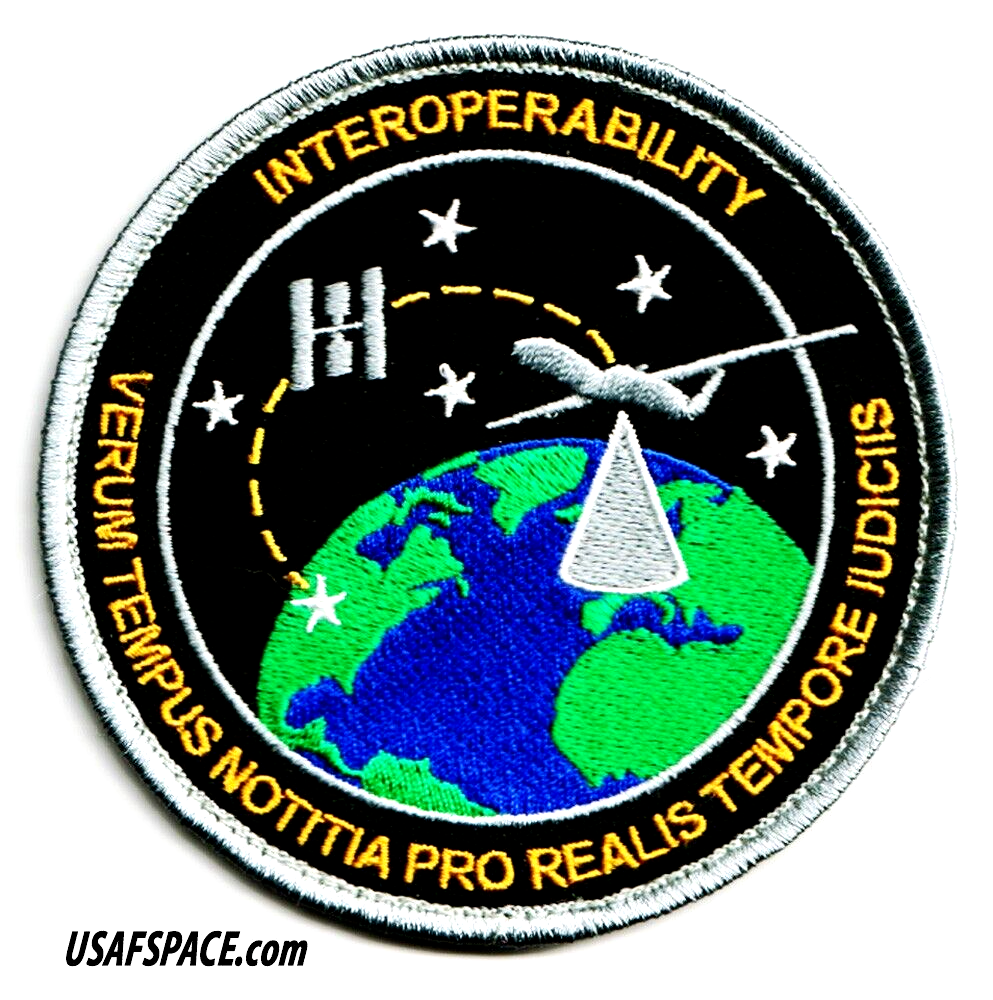 USAF 452 FLIGHT TEST SQ -452 FLTS- RQ-4 Global Hawk UAV- Interoperability-PATCH