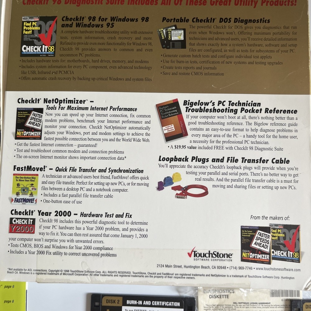 Check It 98 Professional PC Software for windows 95/98