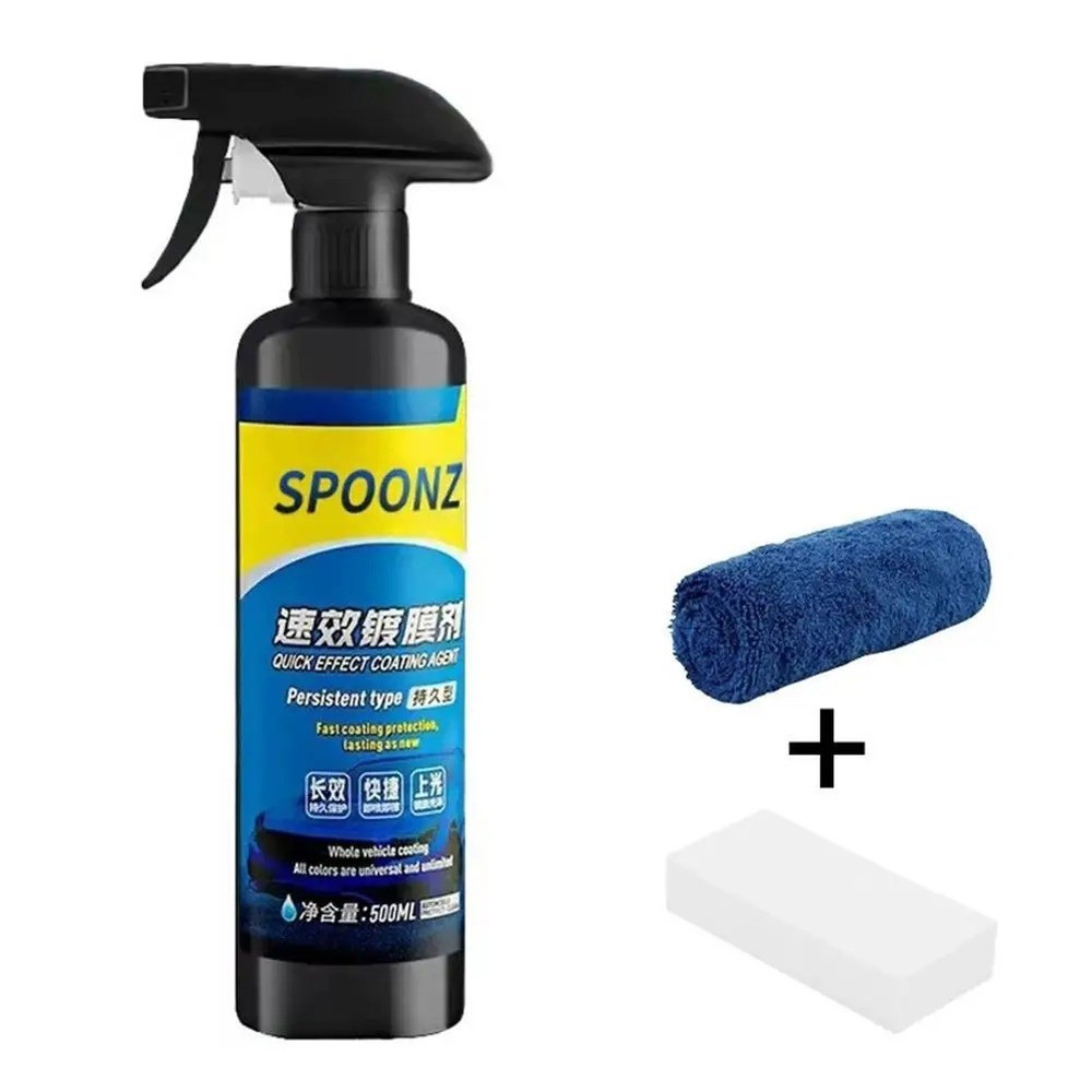 Car Coating Spray, Sopami Waterproof Layer Quick Effect Stains Agent 500ml Set