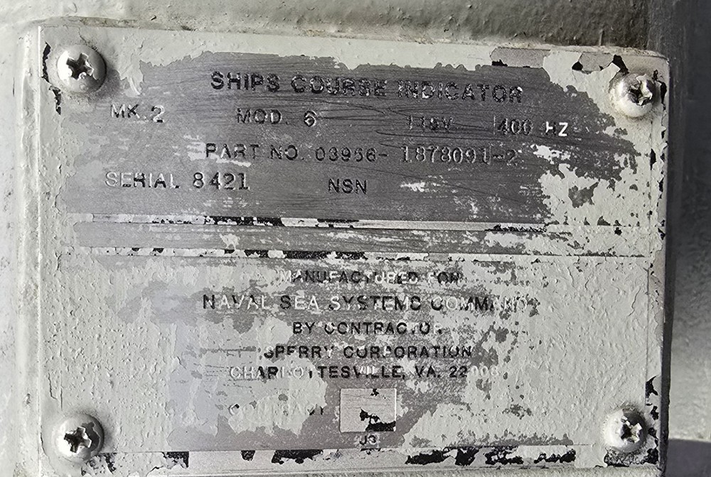 SPERRY GYROCOMPASS Master Compass