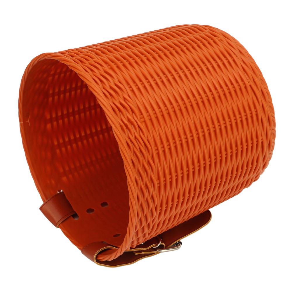 (Coffee)Front Handlebar Basket Multipurpose Simulation Wicker Round CH