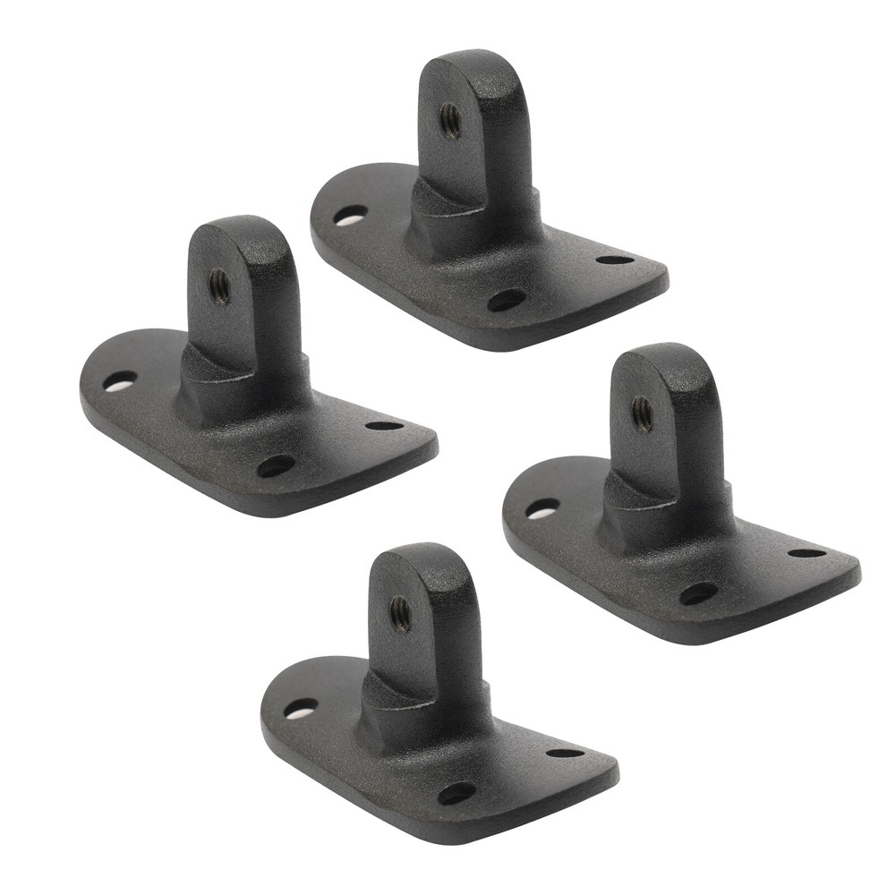 4PCS Cable Railing Posts Corner Post 36"x2"x2" Stainless Fence Posts Pre-drilled