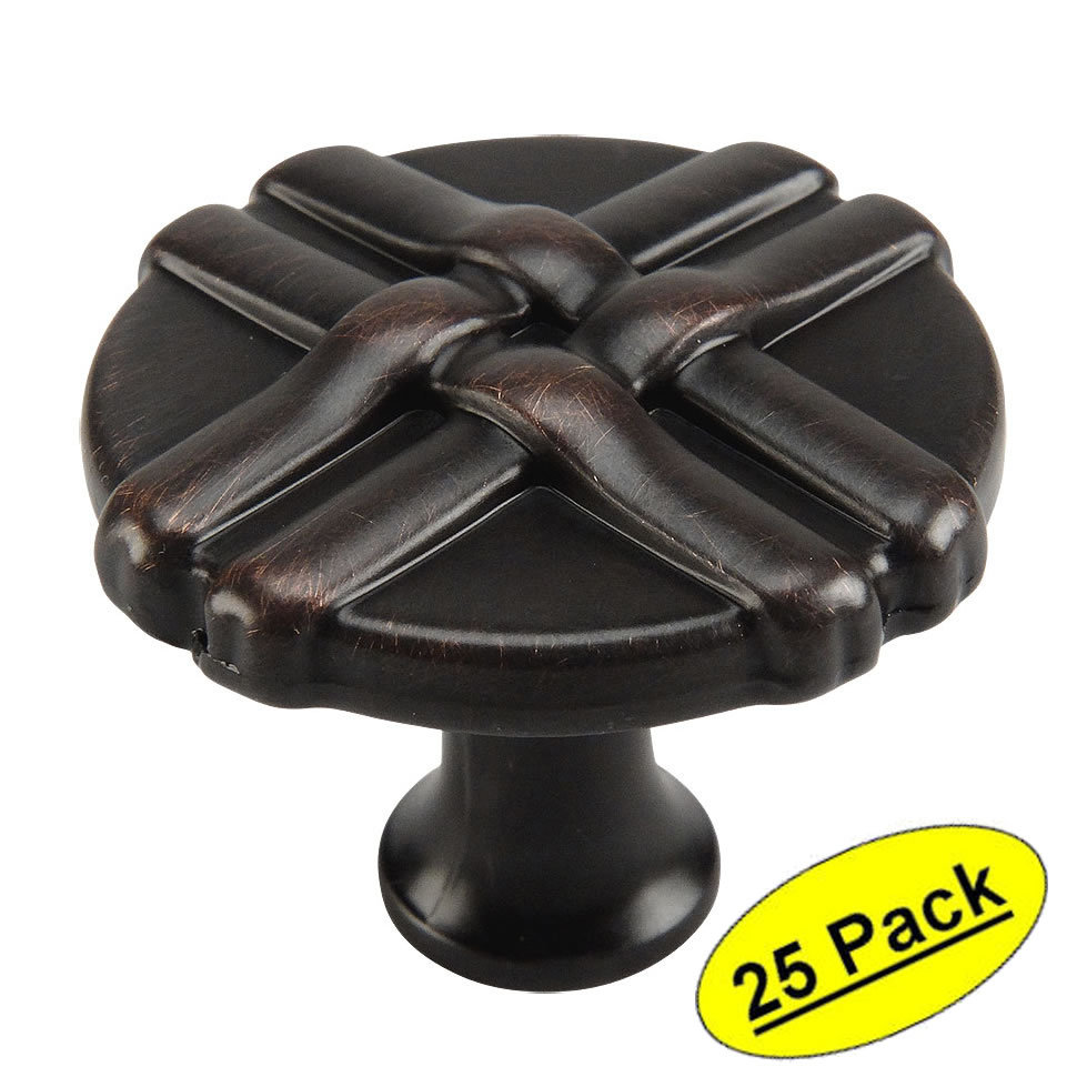 *25 Pack* Cosmas Oil Rubbed Bronze Cabinet Knobs #7062ORB