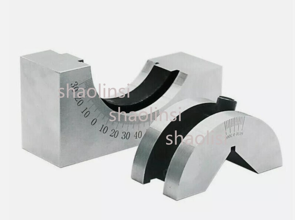 1pc AP25 Precision Gauge Micro Adjustable Angle V Block 0 to 60 Degree Angle