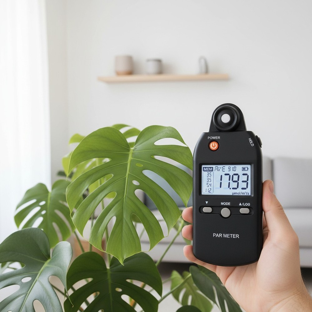 PPFD Tester with Tripod Compatible Design - Quantum PAR Meter for Optimal Growth