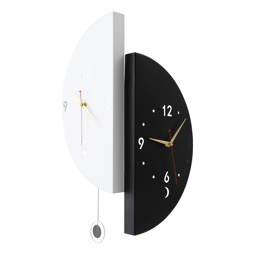Wall Clock Decoration, Double-sided Corner Wall Clock, Modern Wall Clock