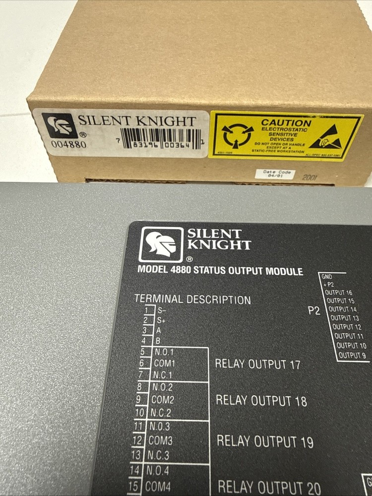 Silent Knight Model 4880 Status Output Module