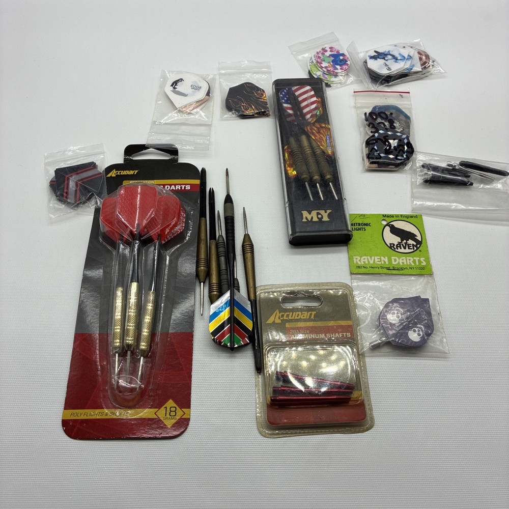 Lot Mixed Darts Flights Tips Assortment