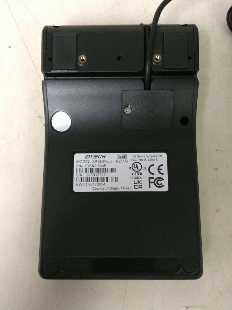 Lot 2-IDTech SREDKey 2 KeyPad MSR USB KB Enhanced Format IDSK2-534E New open box