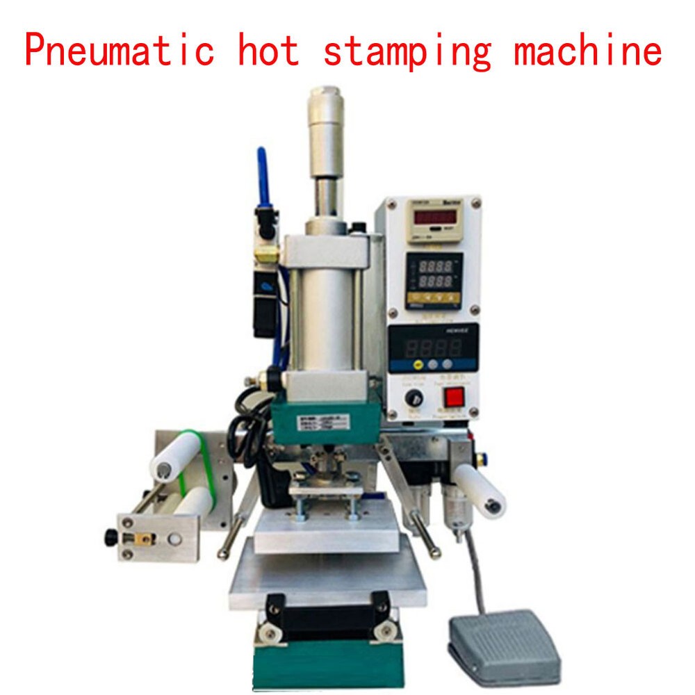 Automatic paper roll branding machine Pneumatic hot stamping machine 110V