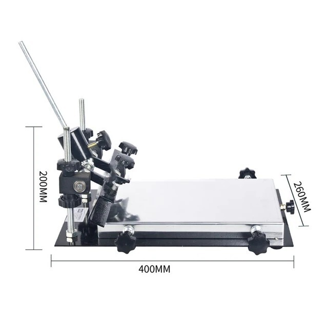 Manual Screen Printing Table Flat Screen Ink Solder Paste Printing Machine，