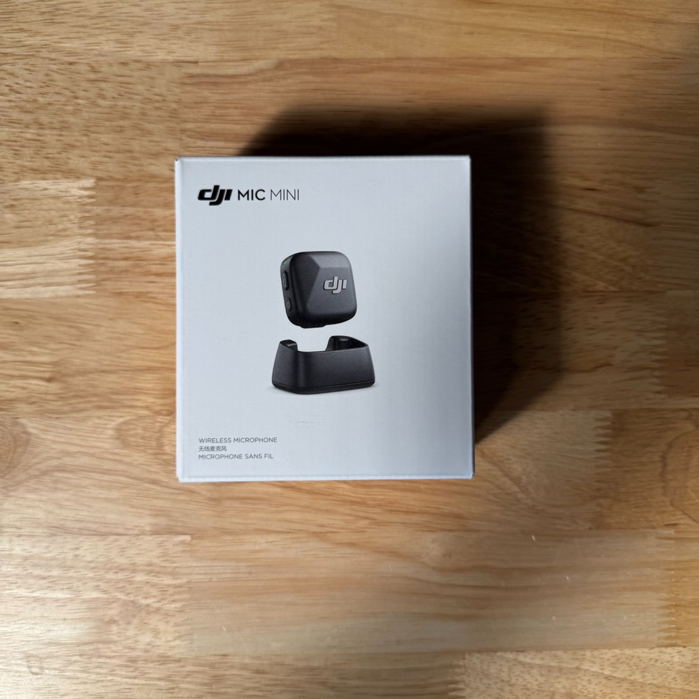 DJI Mic Mini Rechargeable High Quality Audio Wireless Microphone - Black