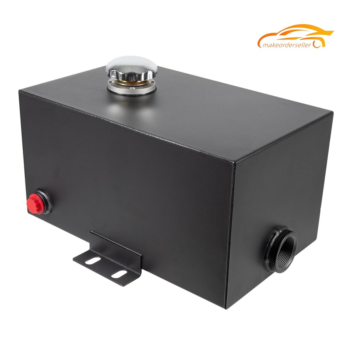 Steel Hydraulic Fluid Reservoir Tank with Inlet 1-1/2" & Outlet 3/4" FNPT Port