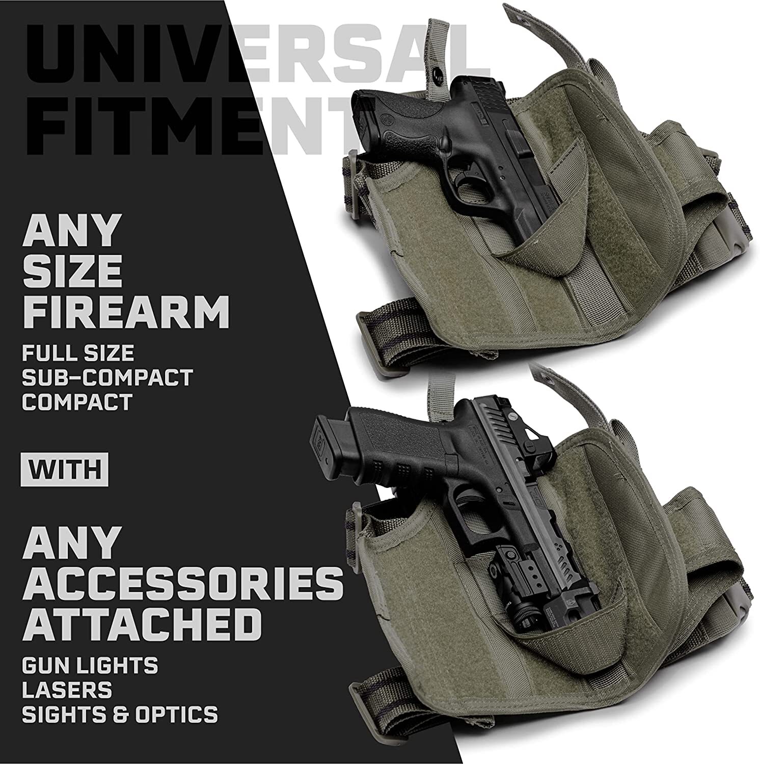 US Tactical Drop Leg Holster Adjustable Right Hand Thigh Pistol Gun Holster