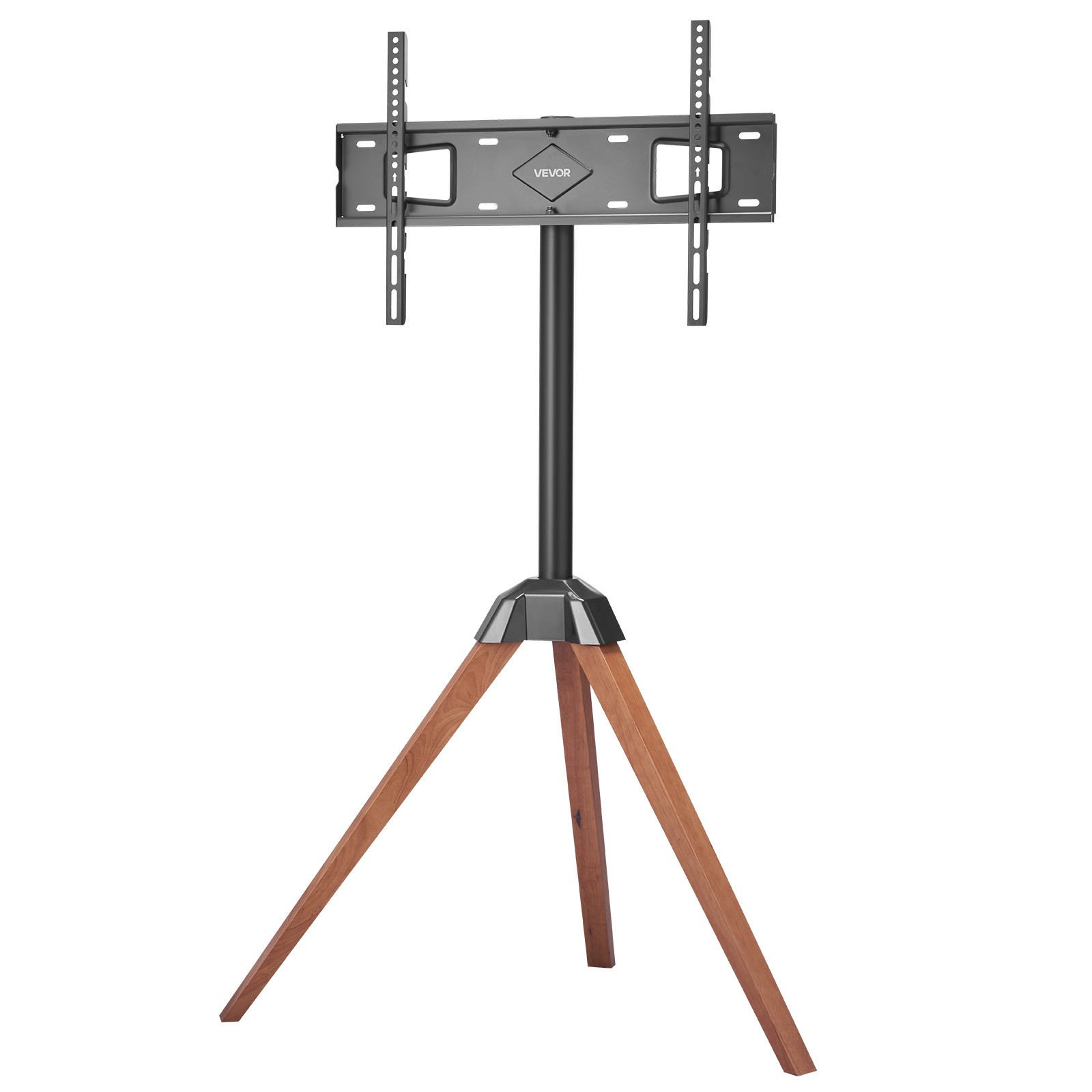 VEVOR Tripod Easel TV Stand Wood Legs Holds up to 99 lbs for 40-65 Inch Screens