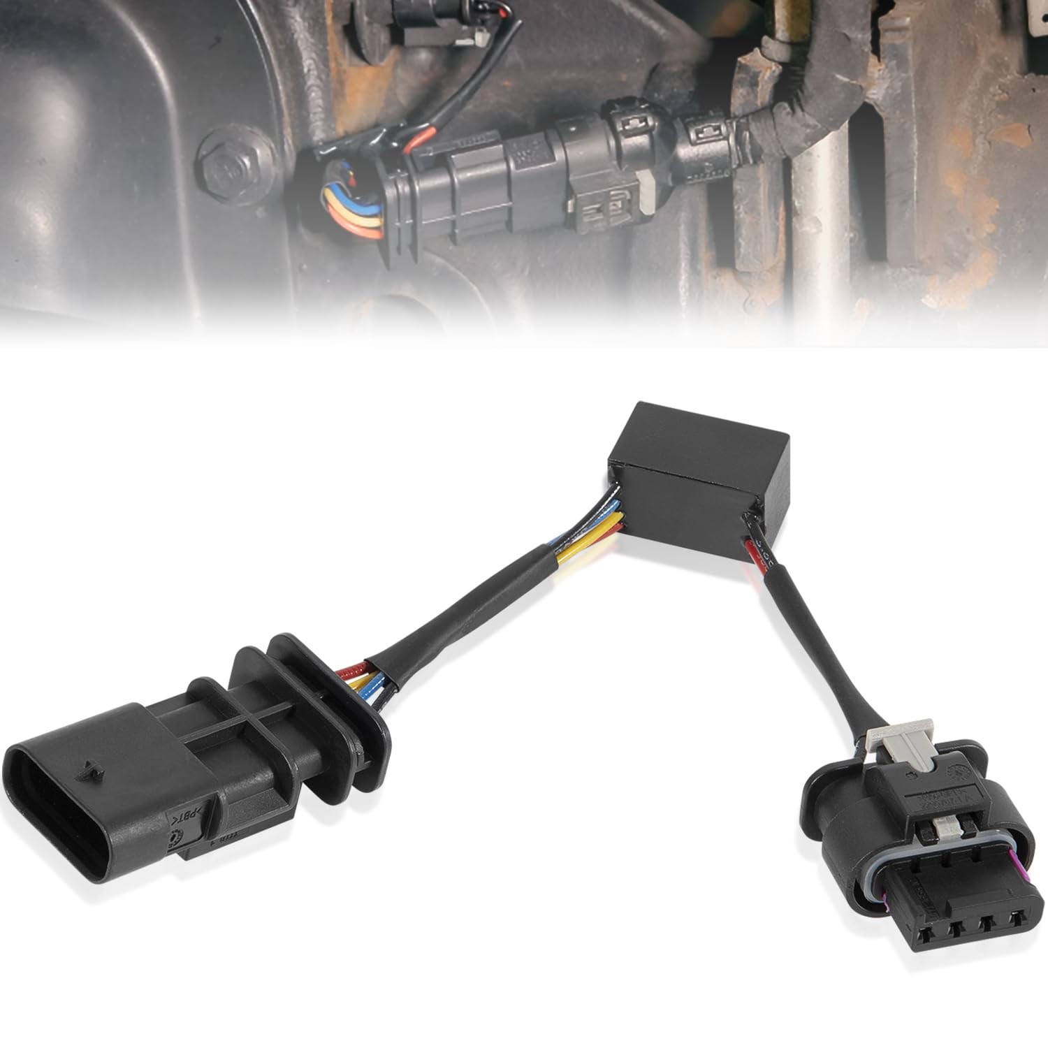 Z-LKR-OEM Locker Sensor Bypass Harness Fit for 2018-2023 Jeep Wrangler JL/JLU an