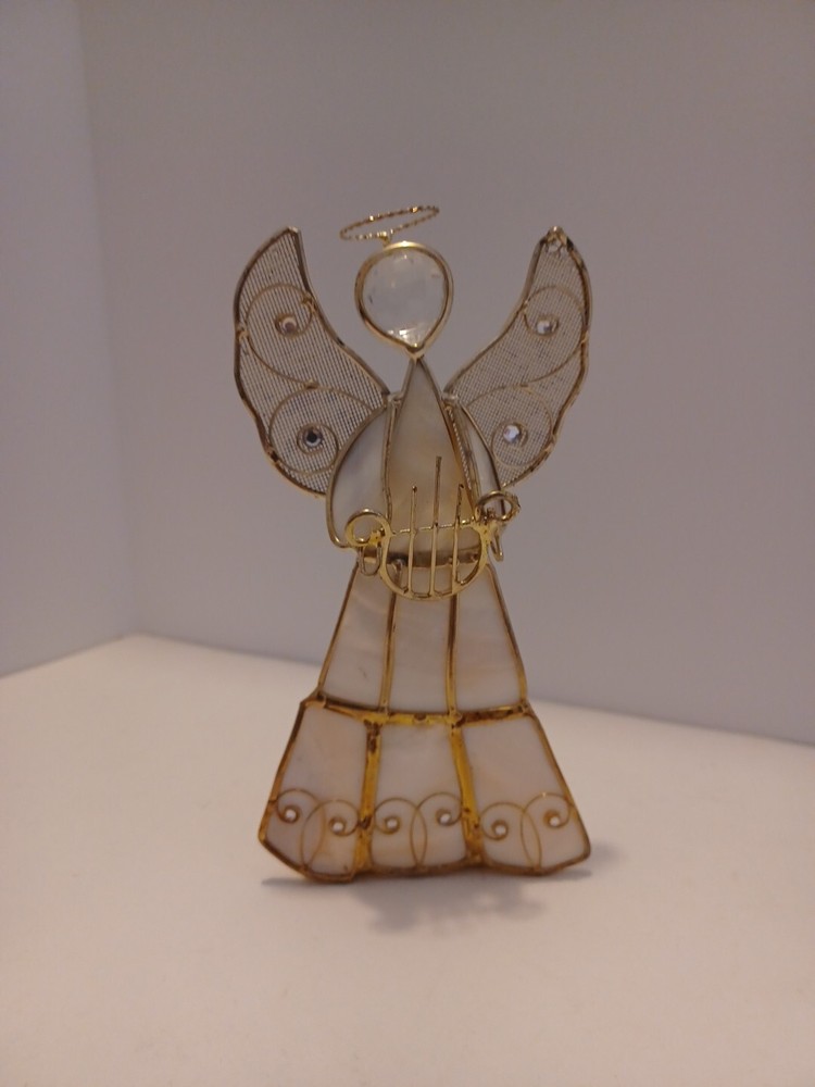 Capriz Shell Angel Tealight Holder