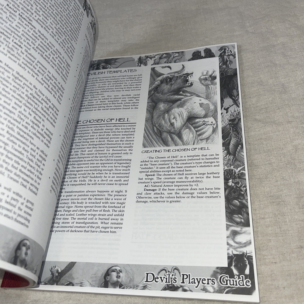 Fast Forward d20 RPG Devil's Player's Handbook