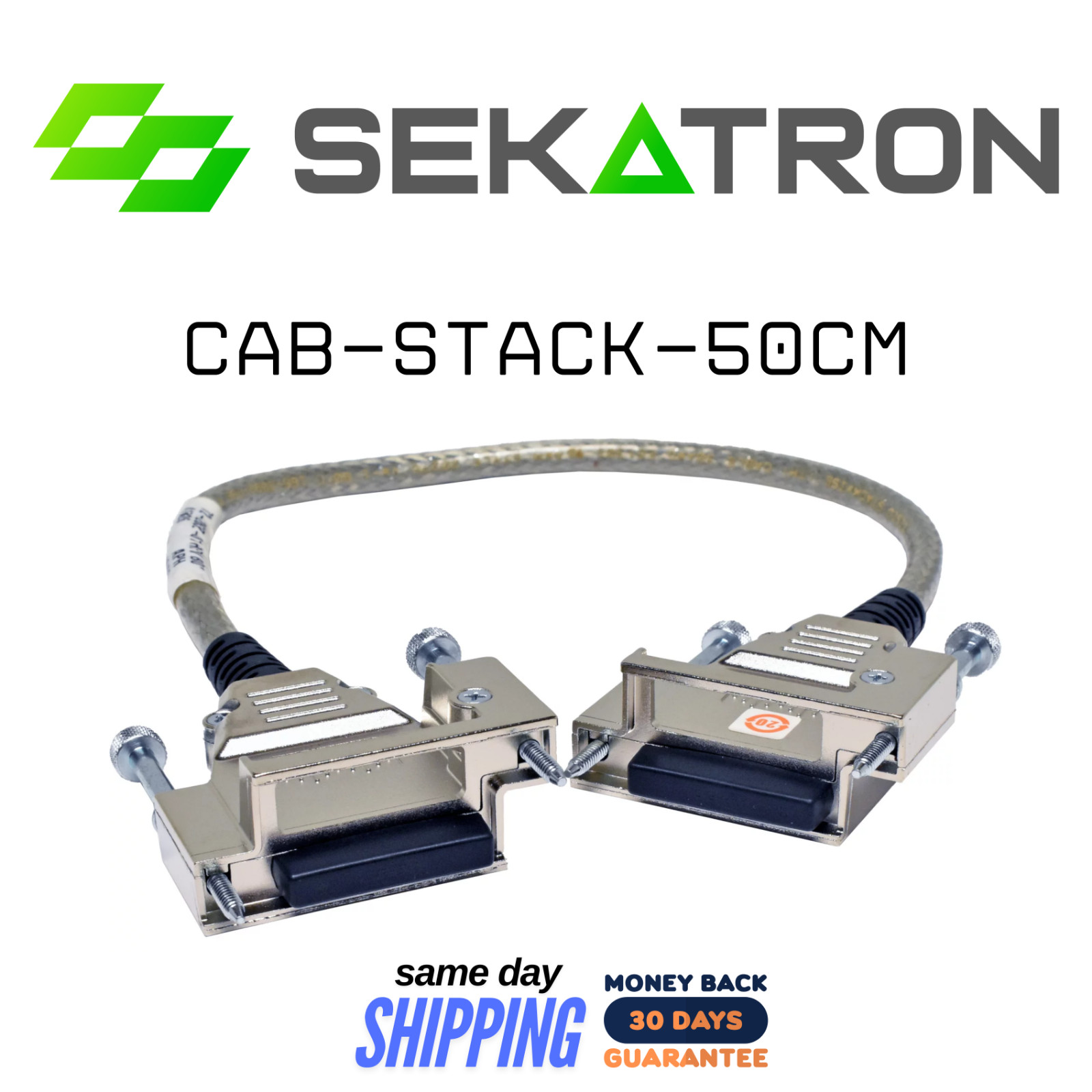 🔗 Cisco CAB-STACK-50CM Cable • 0.5m StackWise Stacking Cable ⚡Fast Shipping