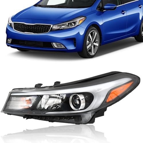 Headlight Assembly w/o DRL Replacement for Forte 2017-2018 Left Headlamp