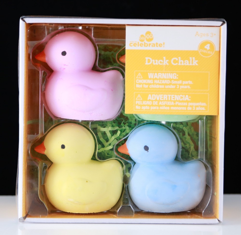 New Celebrate! Easter Spring Duck Chalk 4 Piece Set