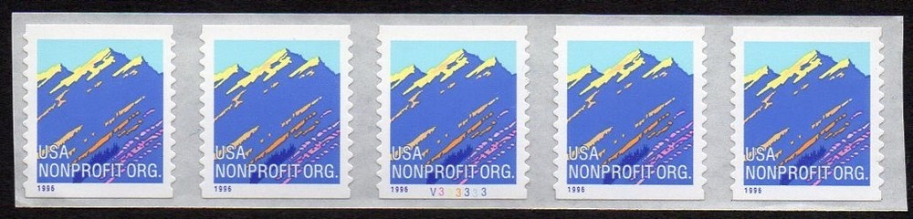 2904A 5c Mountain #V333333 PS5 MNH