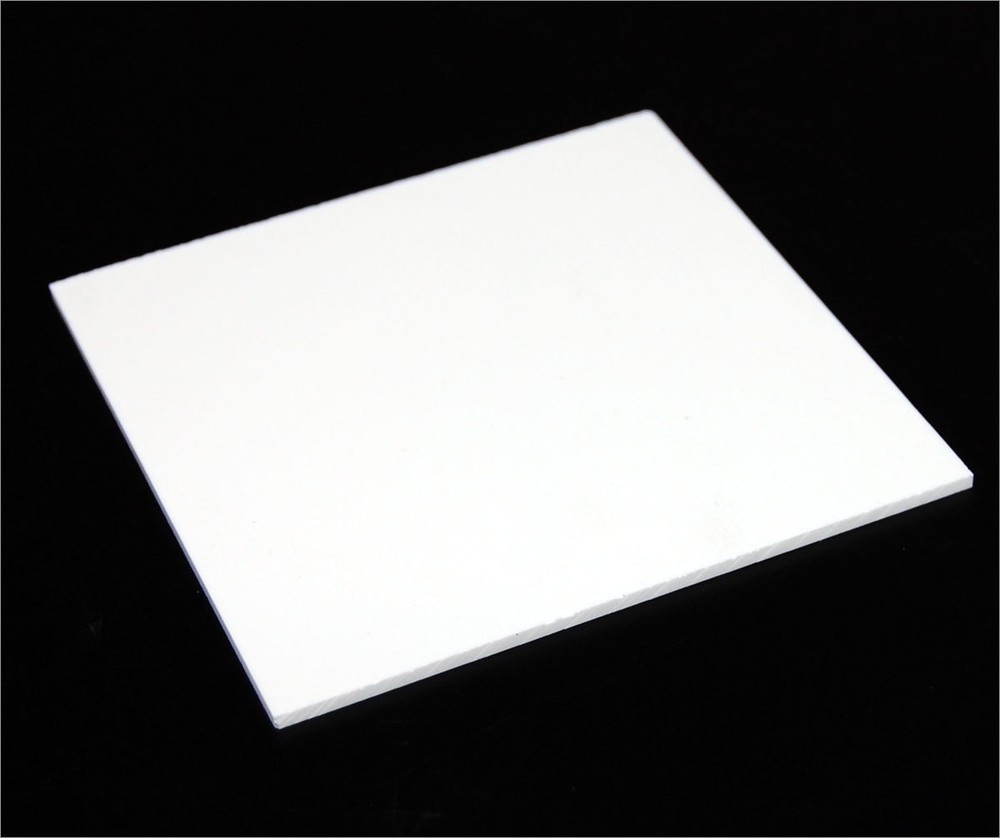 1/4" (3mm) Solid White Acrylic Plexiglass Sheet 12"x12" White Board Sheet