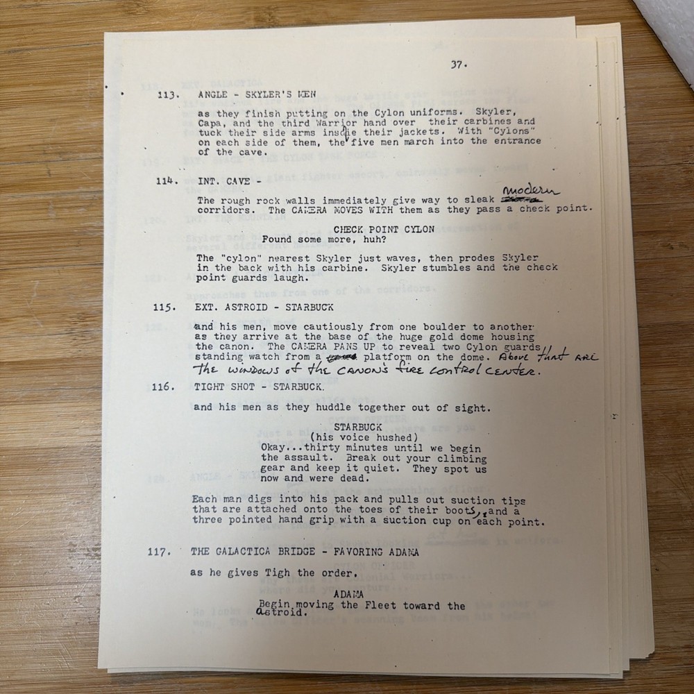 Galactica First Draft Teleplay Copy