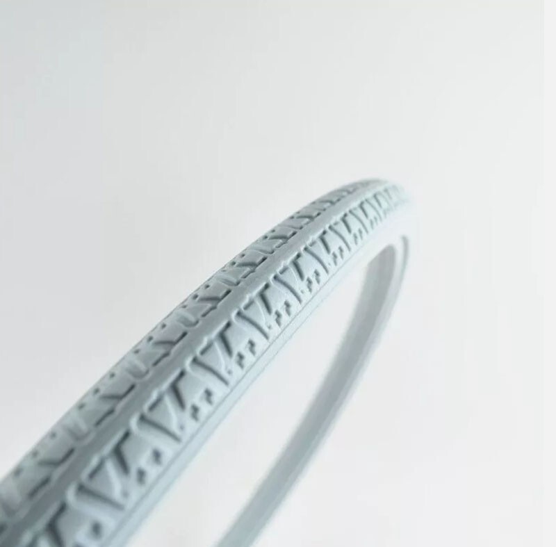 Grey Solid Wheelchair Tyre 22x1 3/8 inch