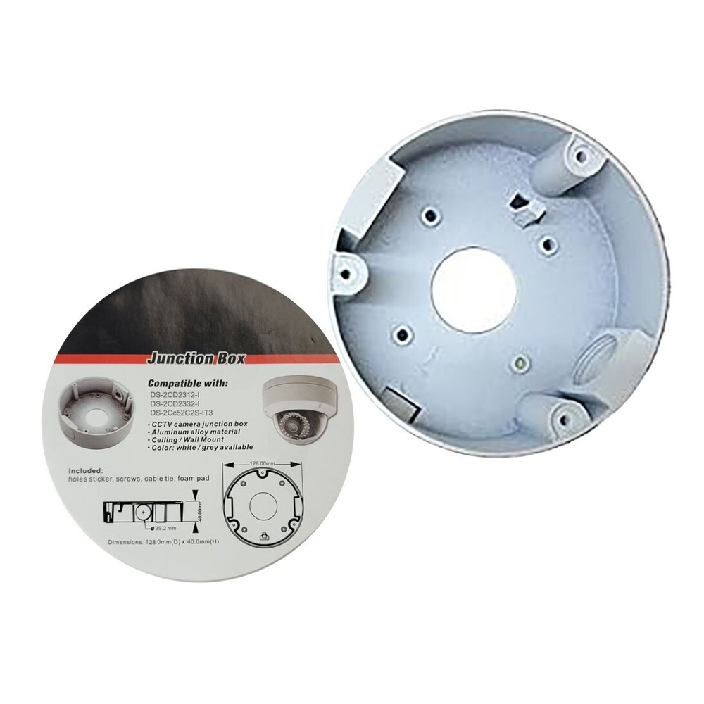 InstallerCCTV 5 in Camera Base Junction Outlet Box for Security CCTV Camera