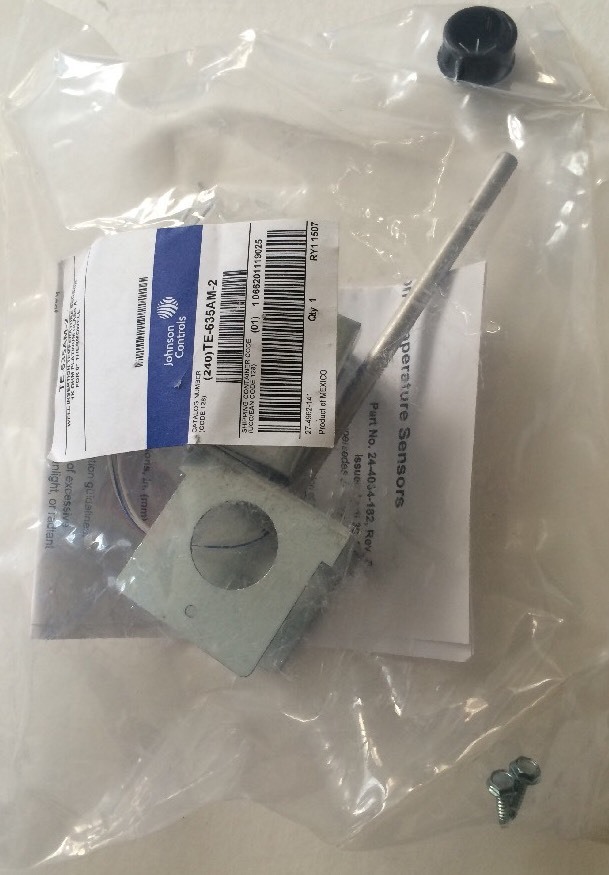 Johnson Controls, TE-635GM-1, Duct Probe Temperature Sensor