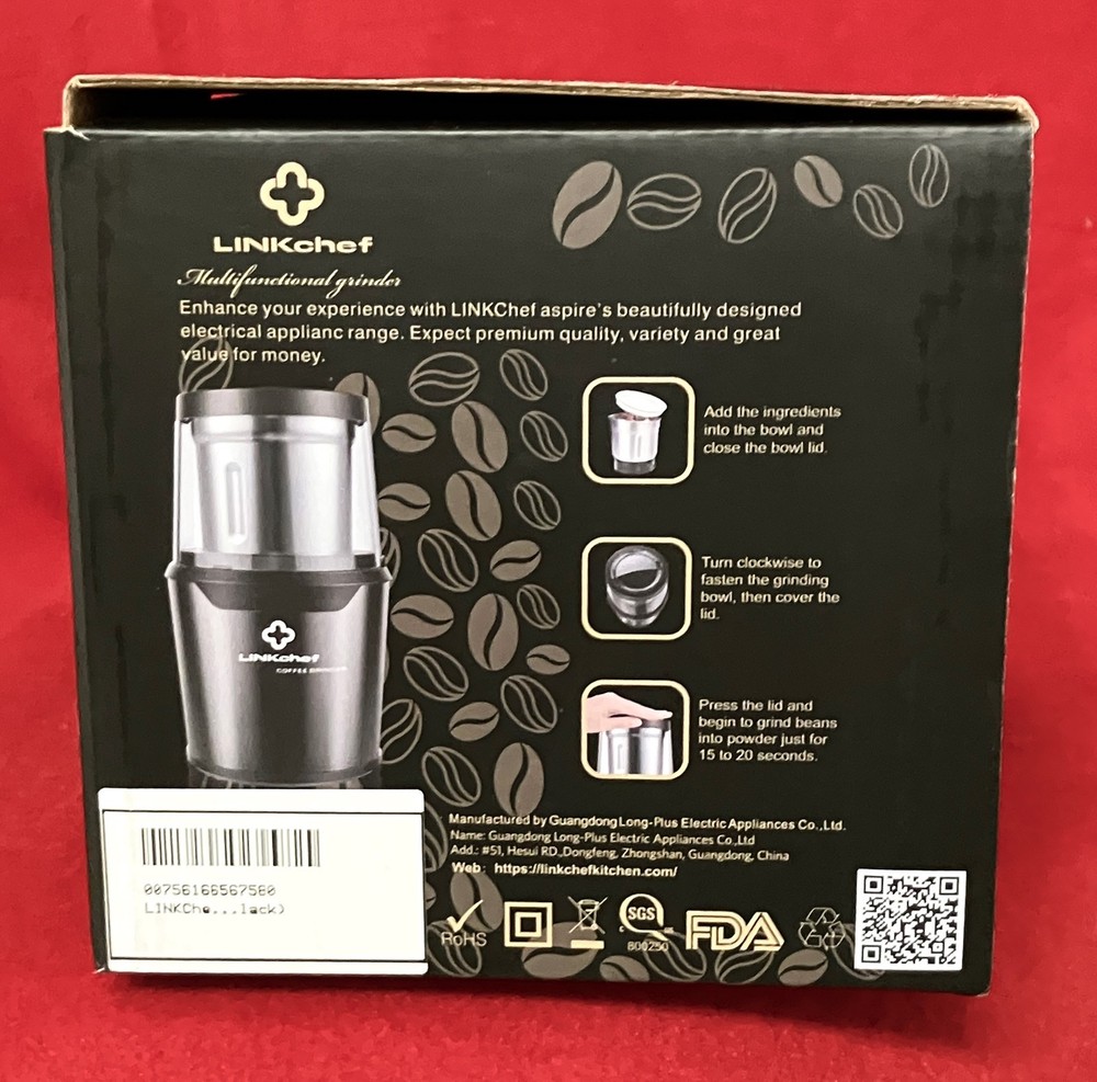 LinkChef Multi-Functional Coffee Grinder 200W {CG-9220}