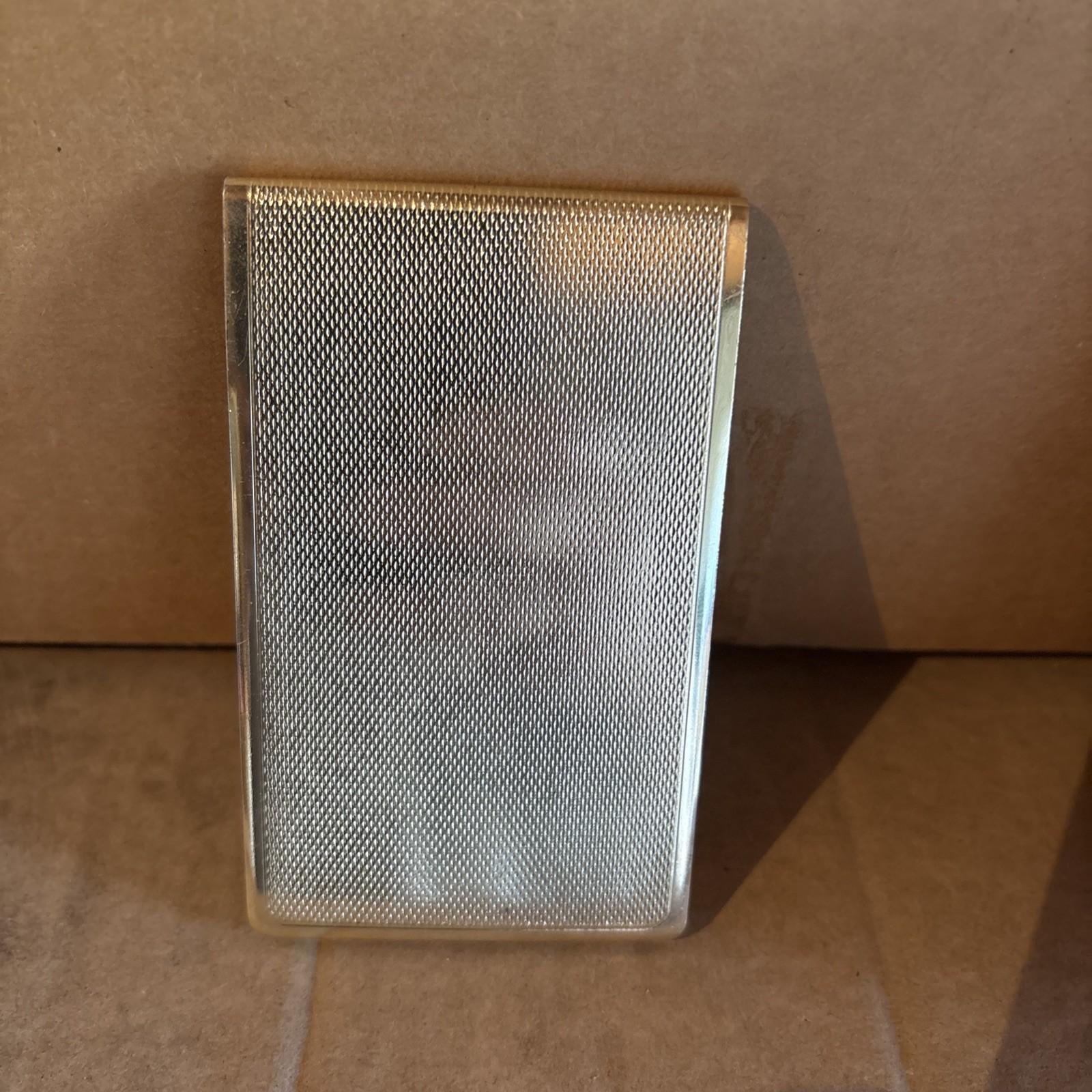 Vintage Gold Tone Metal Mini Note Pad Retractable Pencil From Japan 1956