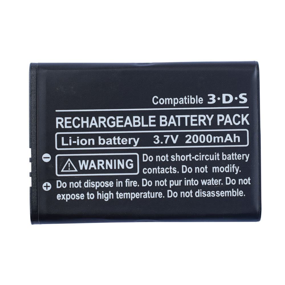 Replacement Rechargeable Battery for Nintendo 3DS 2DS CTR-003 2000mAh+ USB Power