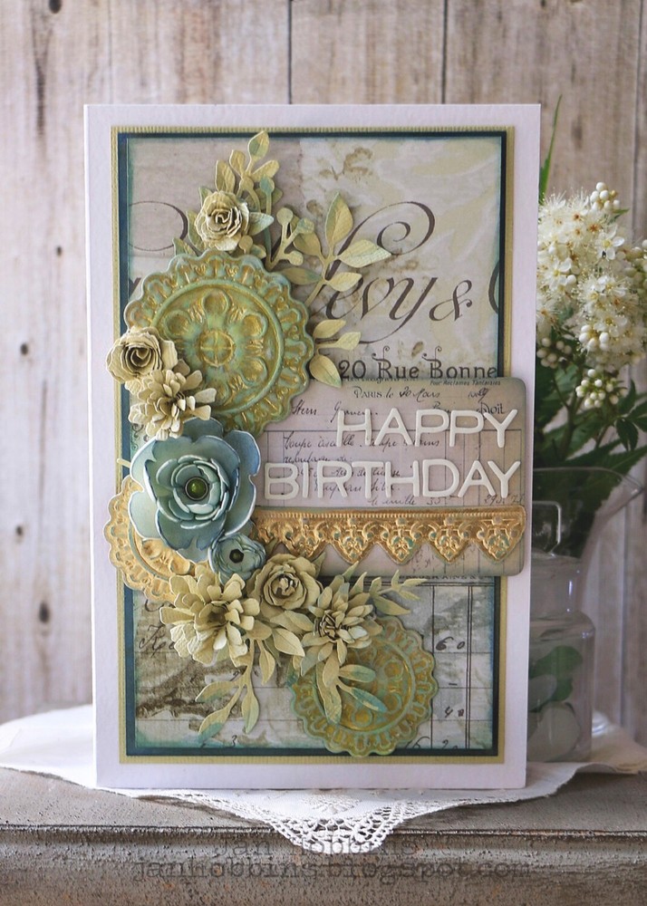 Sizzix Thinlits Tiny Tattered Florals 15pc with tool #660227 Retail $28.99 Holtz
