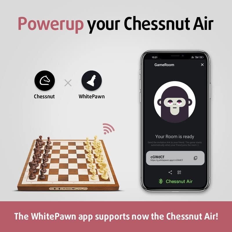 Air Electronic Chess Set a magnificently Handcrafted Wooden Chess Boar